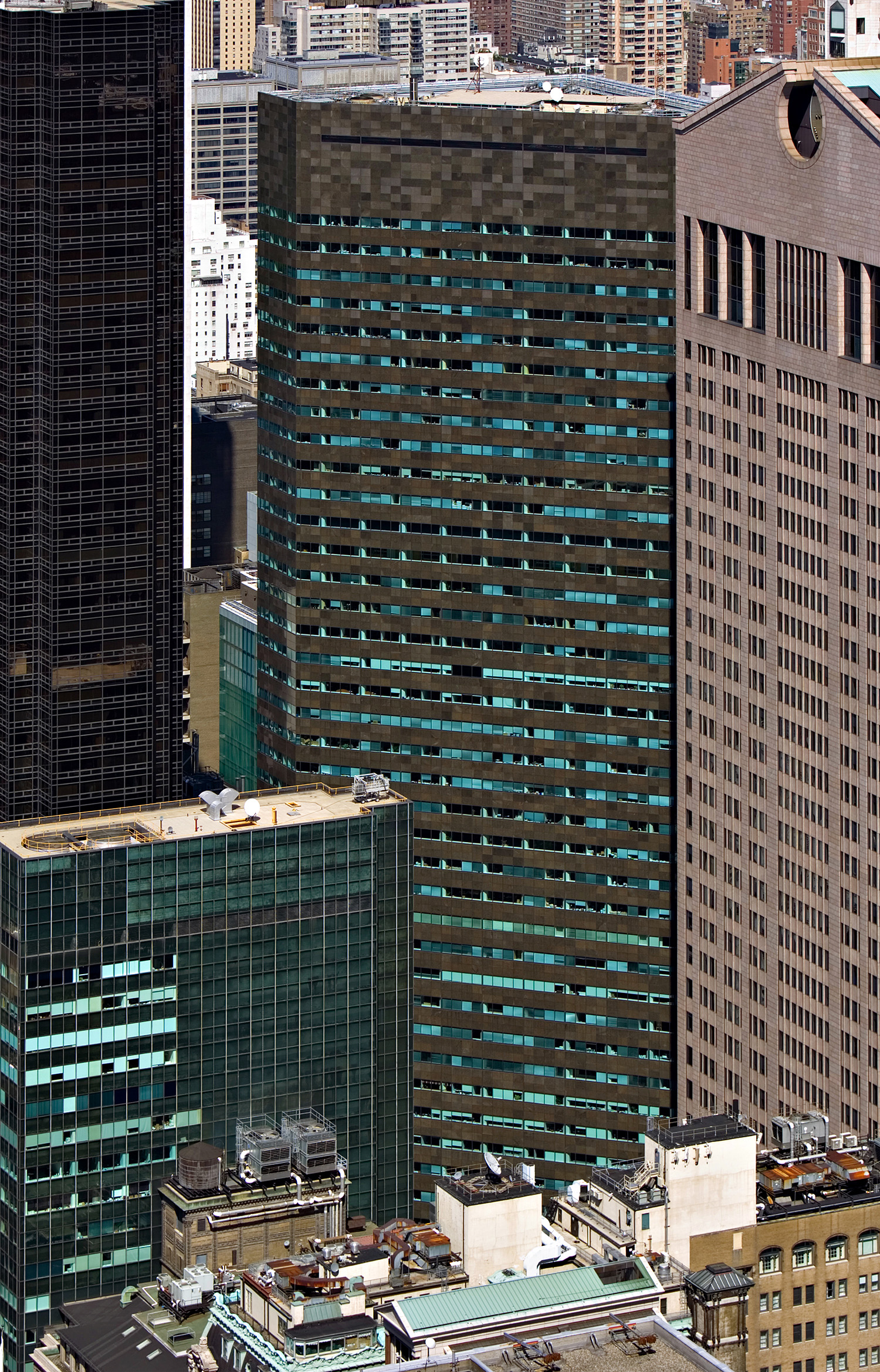 IBM Building, New York City - View from Empire State Building. © Mathias Beinling